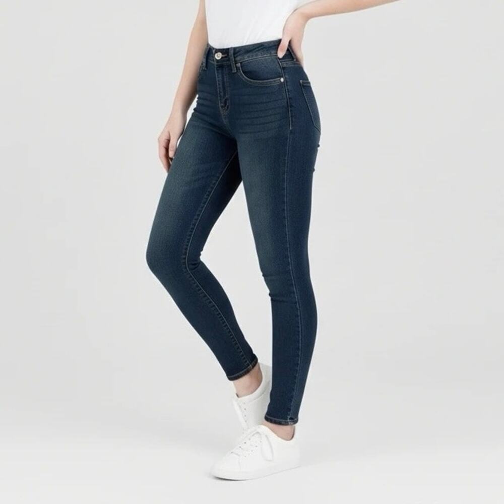 Signature by Levi Strauss Women Modern Bootcut Jeans Size 10L W30 L34 Dark Wash